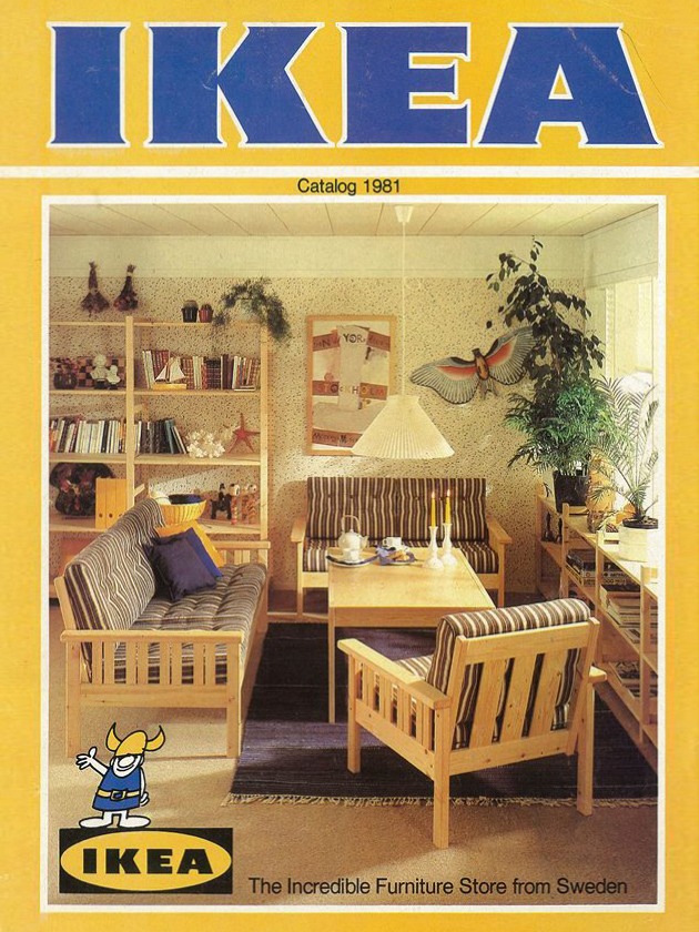 日本の1981年版IKEAカタログの表紙。