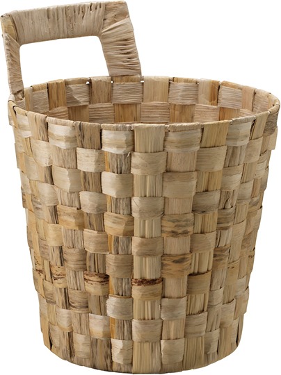 Woven basket with one handle, NÄSUM.